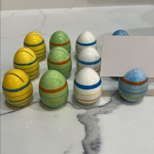 12 Easter egg place card holders
